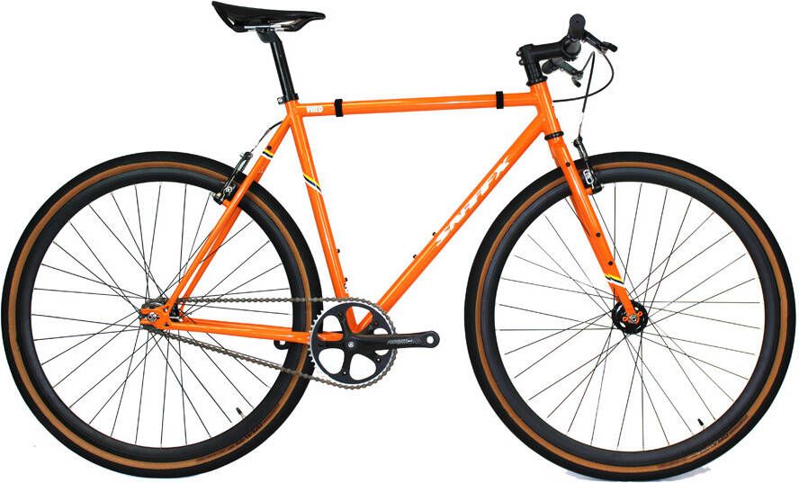 Santafixie Wild Tracklocross Fixie Fiets Orange