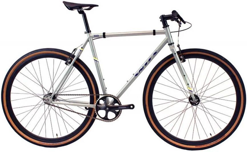 Santafixie Wild Tracklocross Fixie Fiets Silver