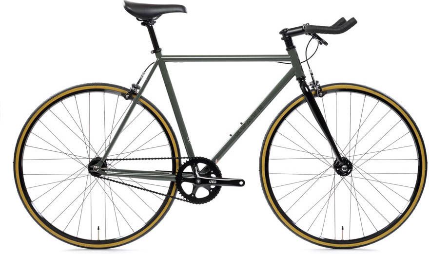State Bicycle Co. Army Green Fixie Fiets