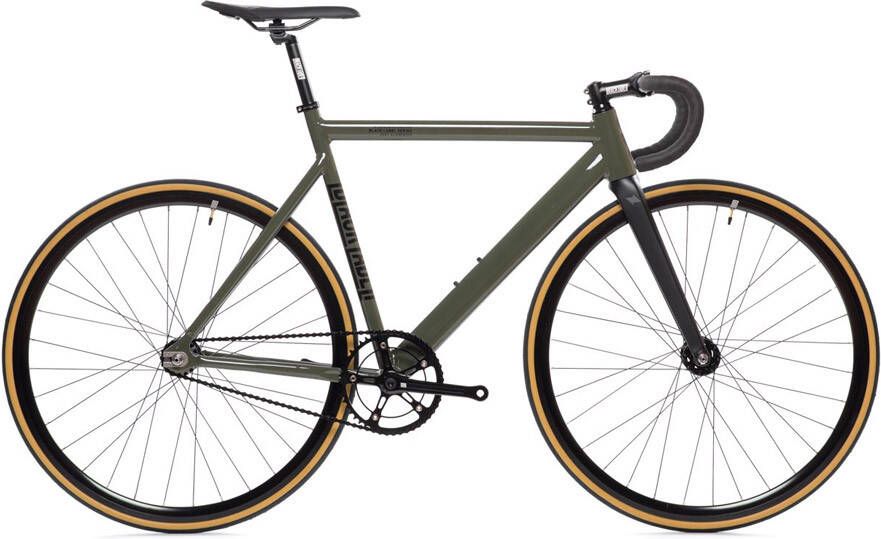 State Bicycle Co. State Premium Black Label V2 Fixie Fiets Army Green