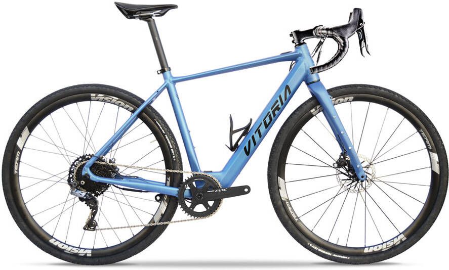 Vitoria e-Nyx Hybrid Gravel Elektrische Fiets Apex Blauw