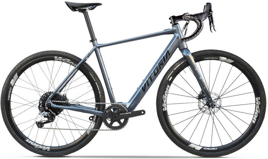 Vitoria e-Nyx Hybrid Gravel Elektrische Fiets APEX Grijs