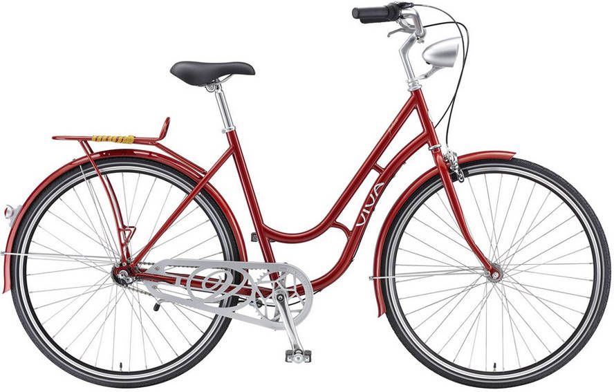 Viva Bikes Juliett 3V Damesfiets Rood