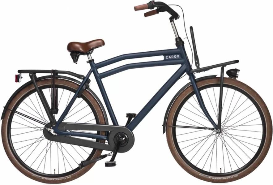 Avalon Cargo Transportfiets Heren 28 inch 53cm 3v Mat Blauw -  Fietsenvergelijken.nl