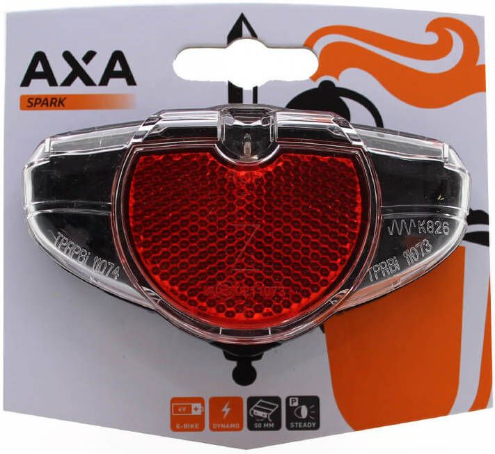 AXA achterlicht Spark steady dynamo 50 80mm