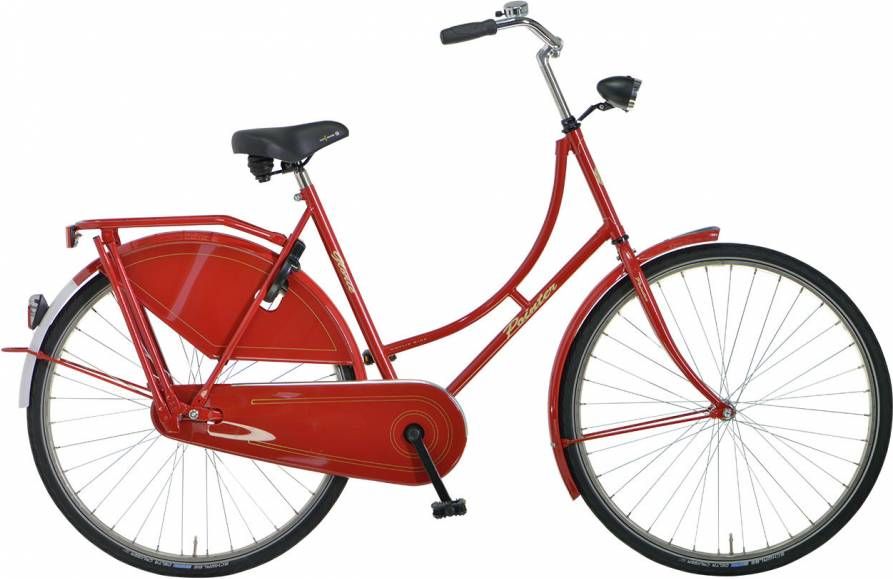 Pointer Glorie RVS Omafiets 28 inch Rood