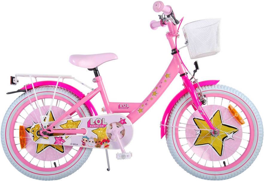 Volare LOL Surprise Kinderfiets Meisjes 18 inch Roze 95% afgemonteerd online kopen