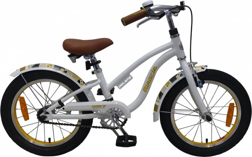 Volare Miracle Cruiser Kinderfiets Meisjes 16 inch Wit